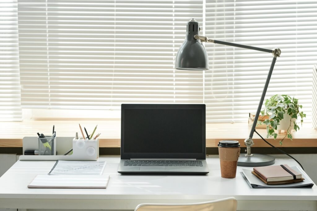 Essential Cleaning Millburn professional office cleaning desk and workspace organized